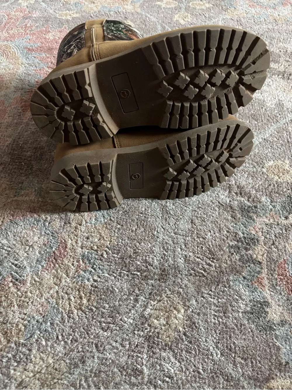 Magellan Brown Tactical-Style Boot with Fabric Shaft